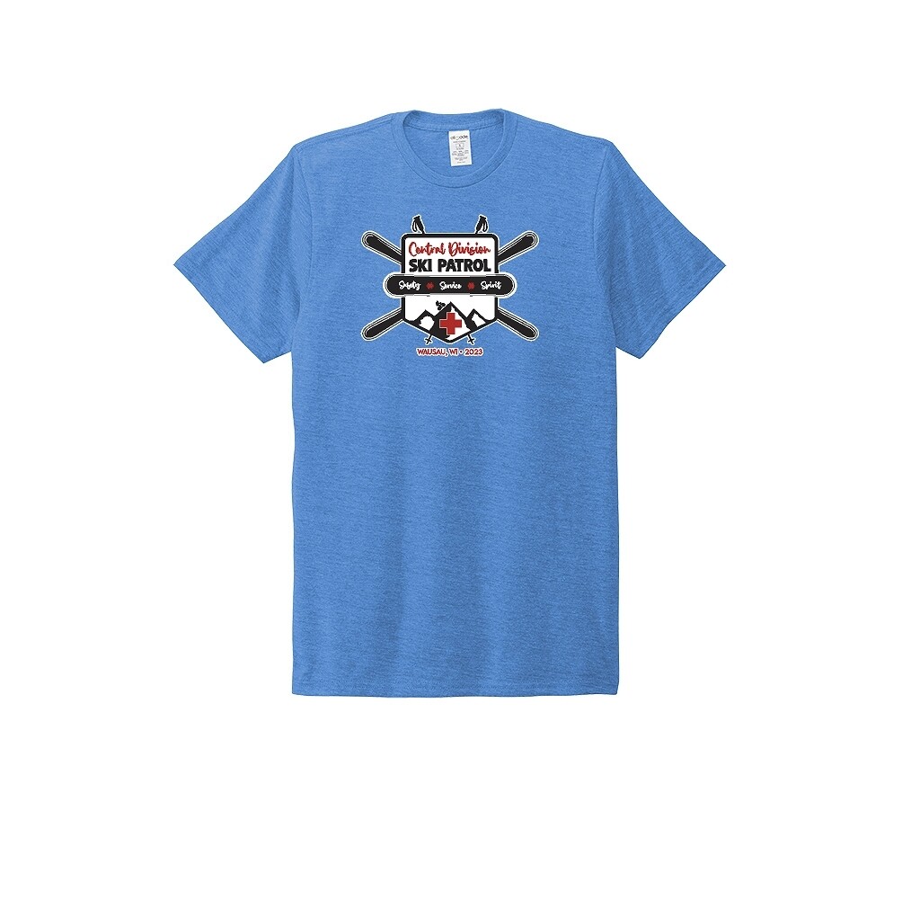Allmade® Unisex Tri-Blend Tee - AZURE BLUE CDSP