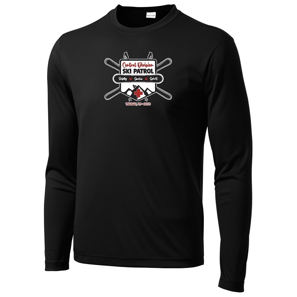 Sport-Tek®  Long Sleeve PosiCharge® Competitor™ Tee - BLACK CDSP
