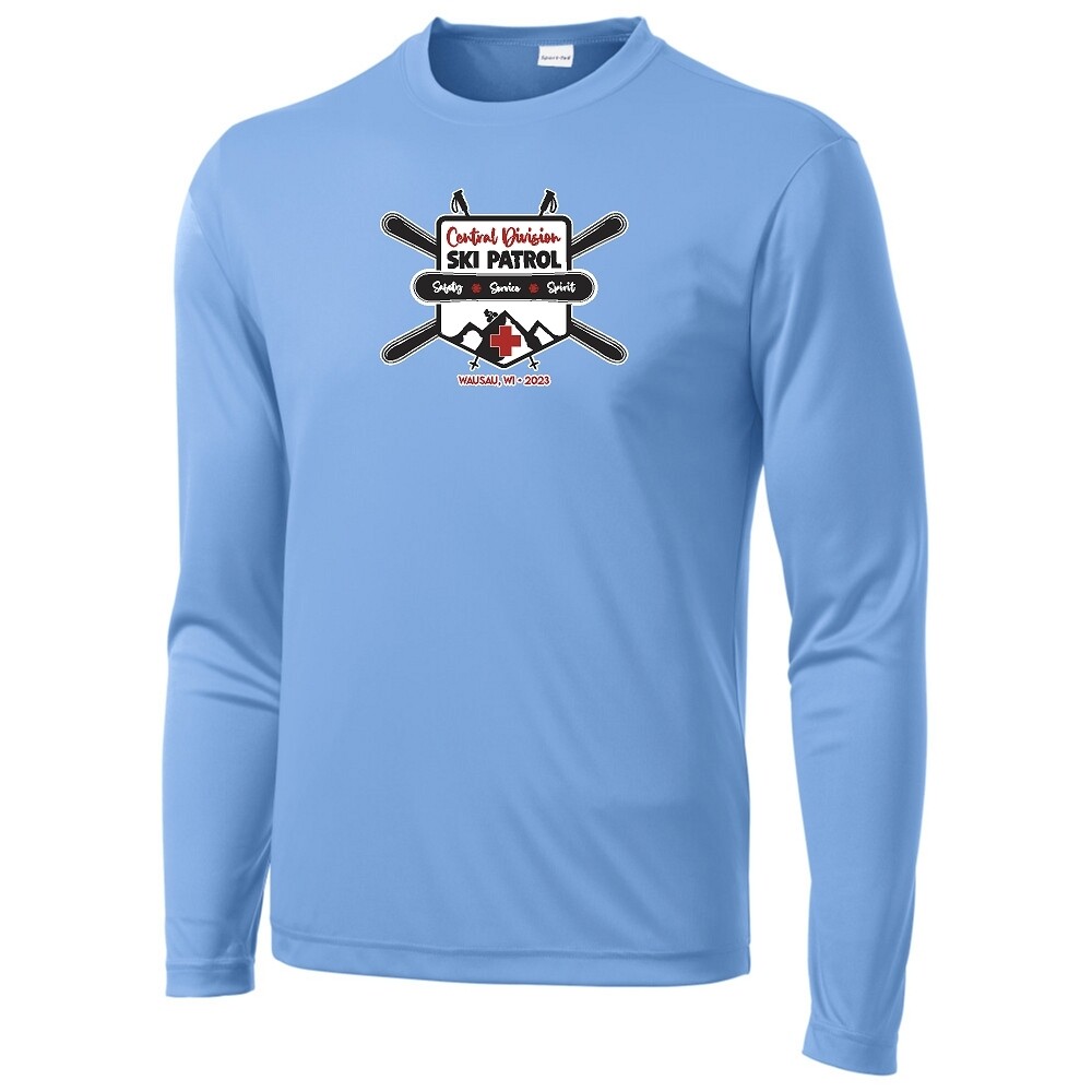 Sport-Tek® Long Sleeve PosiCharge® Competitor™ Tee - CAROLINA BLUE CDSP