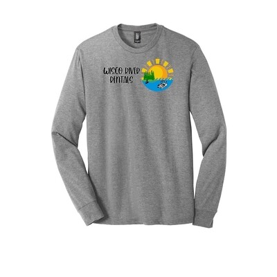 Grey Frost Long Sleeve T-Shirt  - Wisco River Rentals
