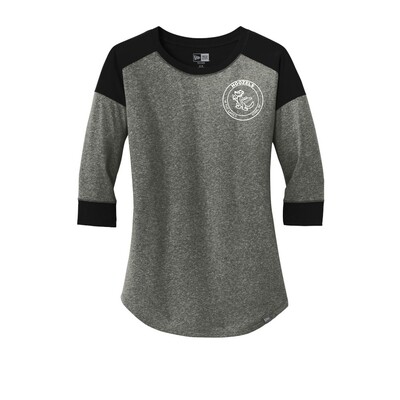 Black Twist Ladies Raglan - Hoozels