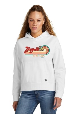 WHITE Ladies Pull Over Hoodie - Hoozels