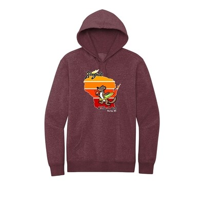 Heathered Cardinal Hoodie - Hoozels