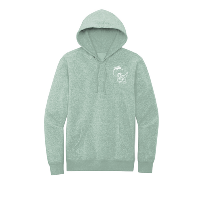 Heathered Dusty Sage Hoodie - Hoozels