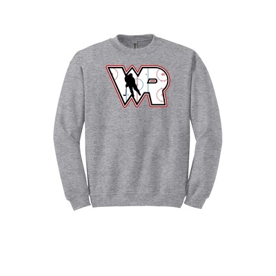 YOUTH SPORT GREY UNISEX CREWNECK - LHS HOCKEY