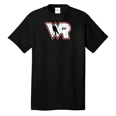 ADULT BLACK CORE BLEND UNISEX T-SHIRT - LHS HOCKEY