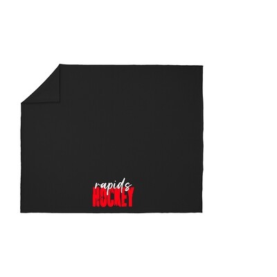 BLACK SWEATSHIRT BLANKET - LHS HOCKEY