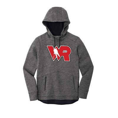 ADULT UNISEX DARK GREY HEATHER HOODIE - LHS HOCKEY