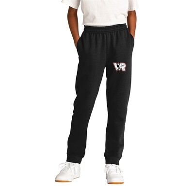 YOUTH BLACK JOGGERS - LHS HOCKEY