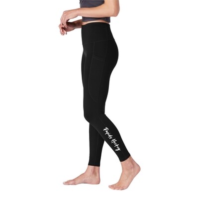 LADIES BLACK LEGGINGS - LHS HOCKEY