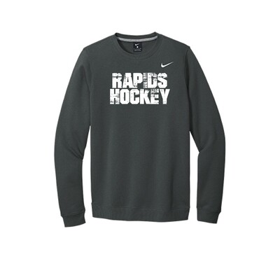 ADULT ANTHRACITE NIKE CREW - LHS HOCKEY