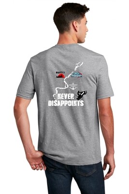 Never Disappoints District ® Perfect Blend ® CVC Tee - Light Heather Grey - Biron 500
