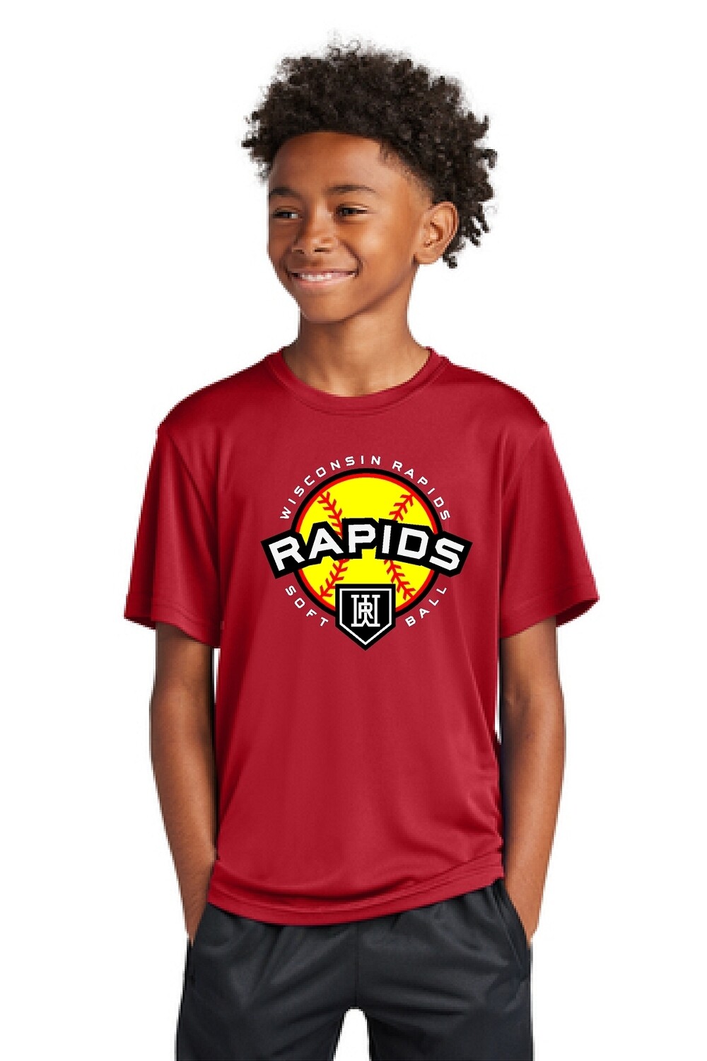 WRYSA SOFTBALL SHIRT - TRUE RED