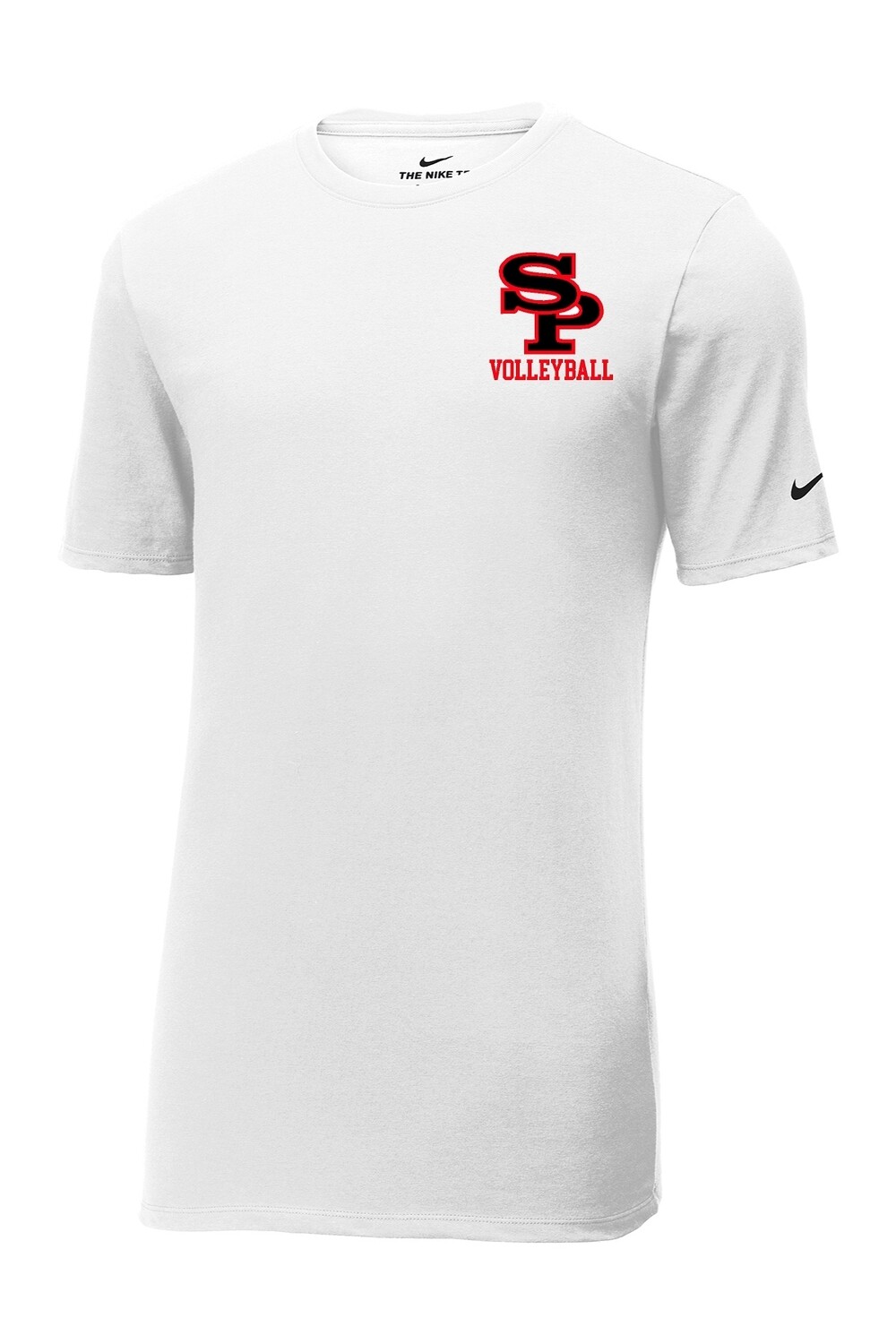 WHITE UNISEX Nike Dri-FIT Cotton/Poly Tee - SPASH VOLLEYBALL