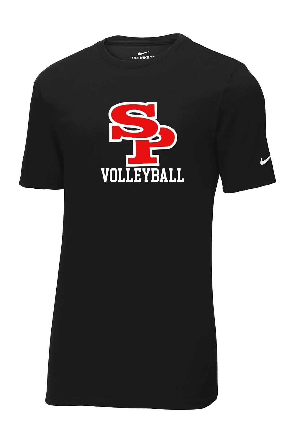 BLACK UNISEX Nike Dri-FIT Cotton/Poly Tee - SPASH VOLLEYBALL