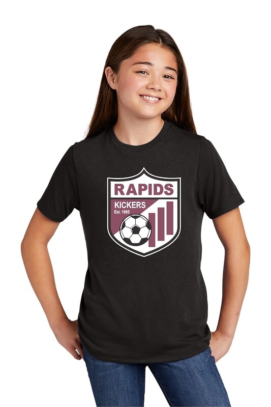 YOUTH District ® Perfect Tri ® Tee - Black - Kickers Soccer