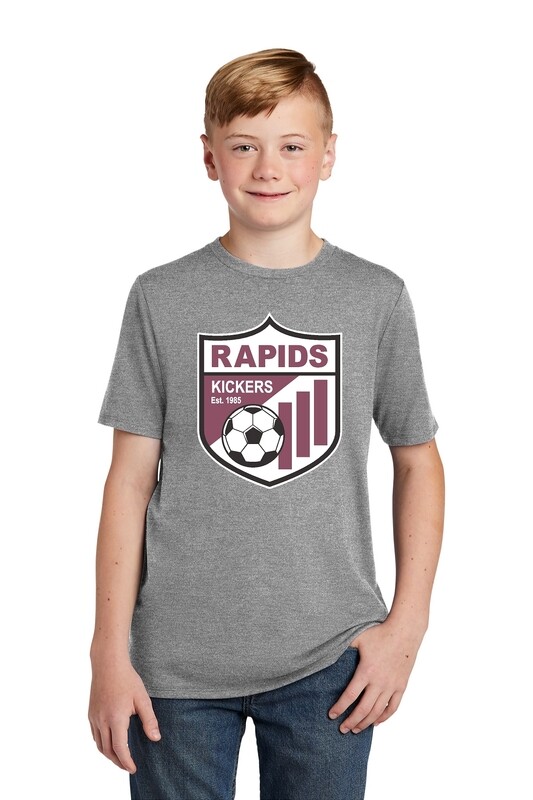 YOUTH District ® Perfect Tri ® Tee - Grey Frost - Kickers Soccer