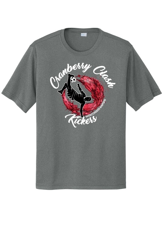 ADULT Cranberry Clash Sport-Tek® PosiCharge® Competitor™ Tee