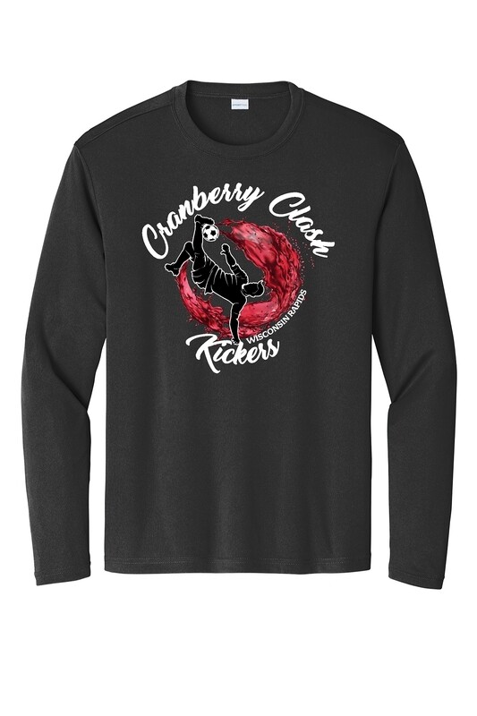 ADULT Cranberry Clash Sport-Tek® Long Sleeve PosiCharge® Competitor™ Tee