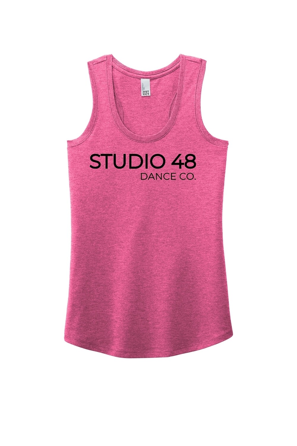 District ® Women’s Perfect Tri ® Racerback Tank - FUCHSIA FROST - STUDIO 48