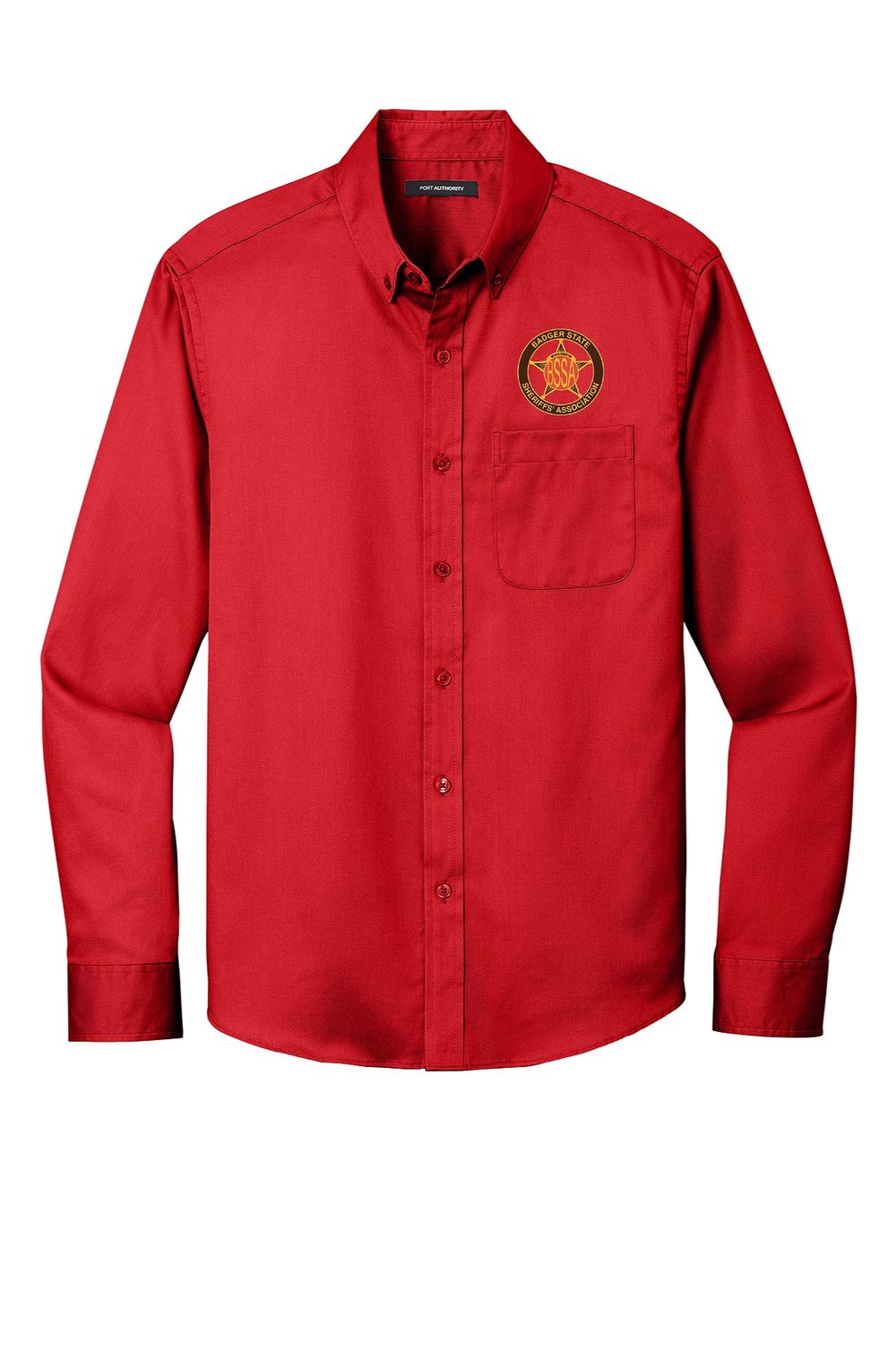 Port Authority® Long Sleeve SuperPro React™ Twill Shirt
 - Badger Sheriff