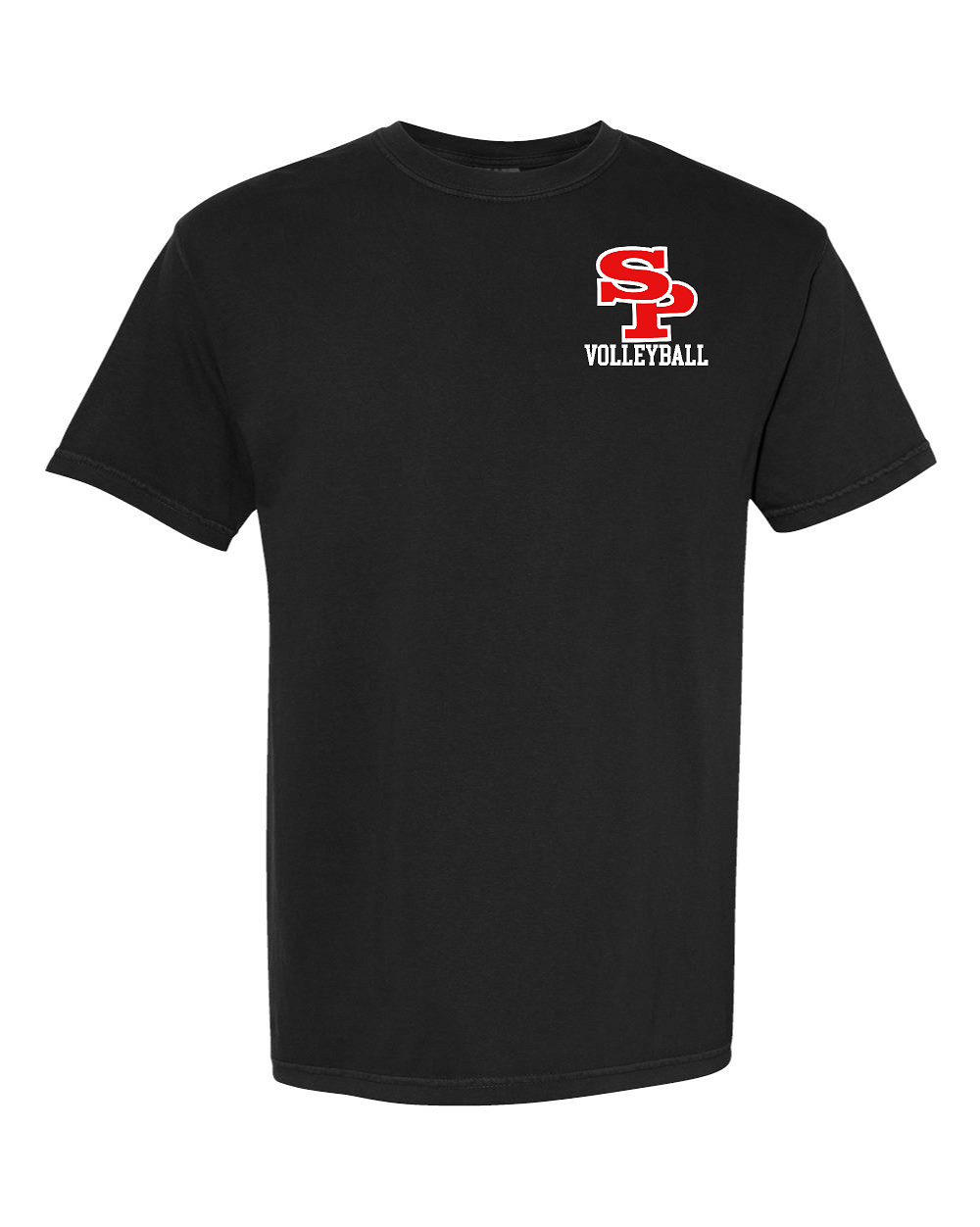 BLACK Comfort Colors - Garment-Dyed Heavyweight T-Shirt - SPASH VOLLEYBALL
