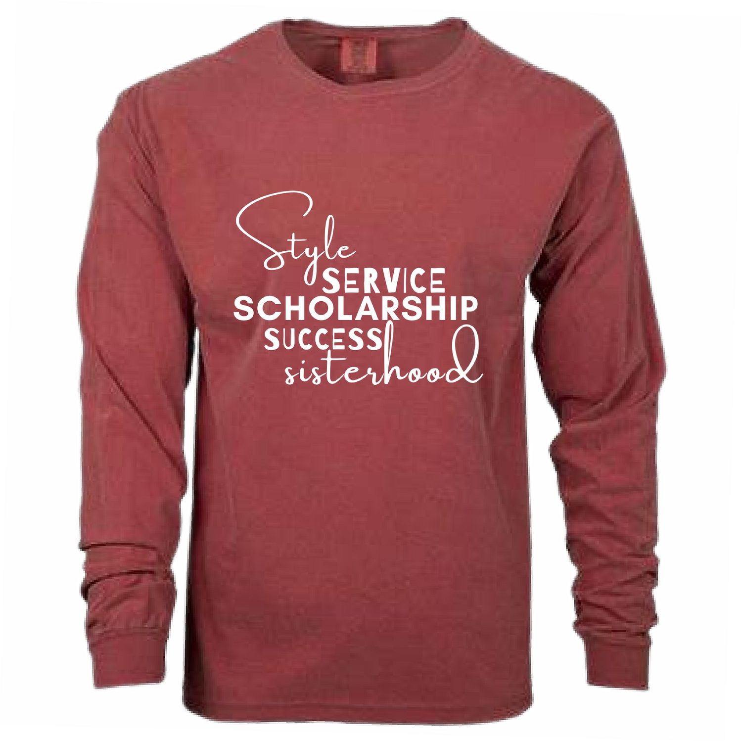 Style, Service, Scholarship, Success Long Sleeve