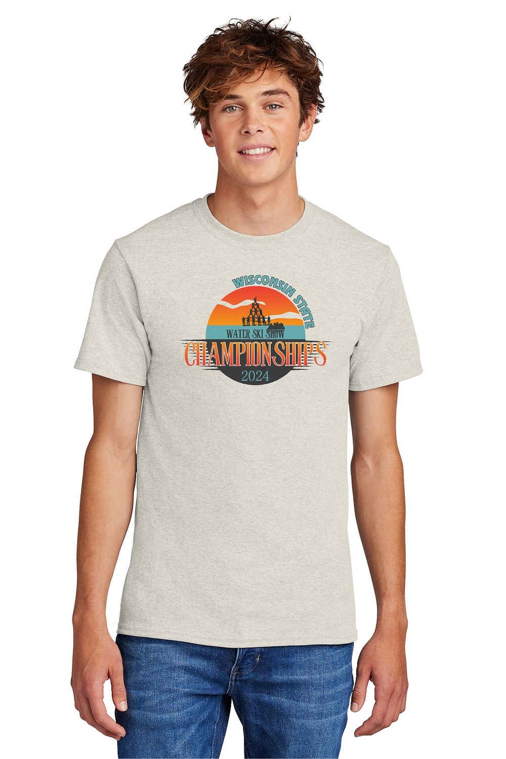 UNISEX District ® Very Important Tee ASH - WI State Waterski