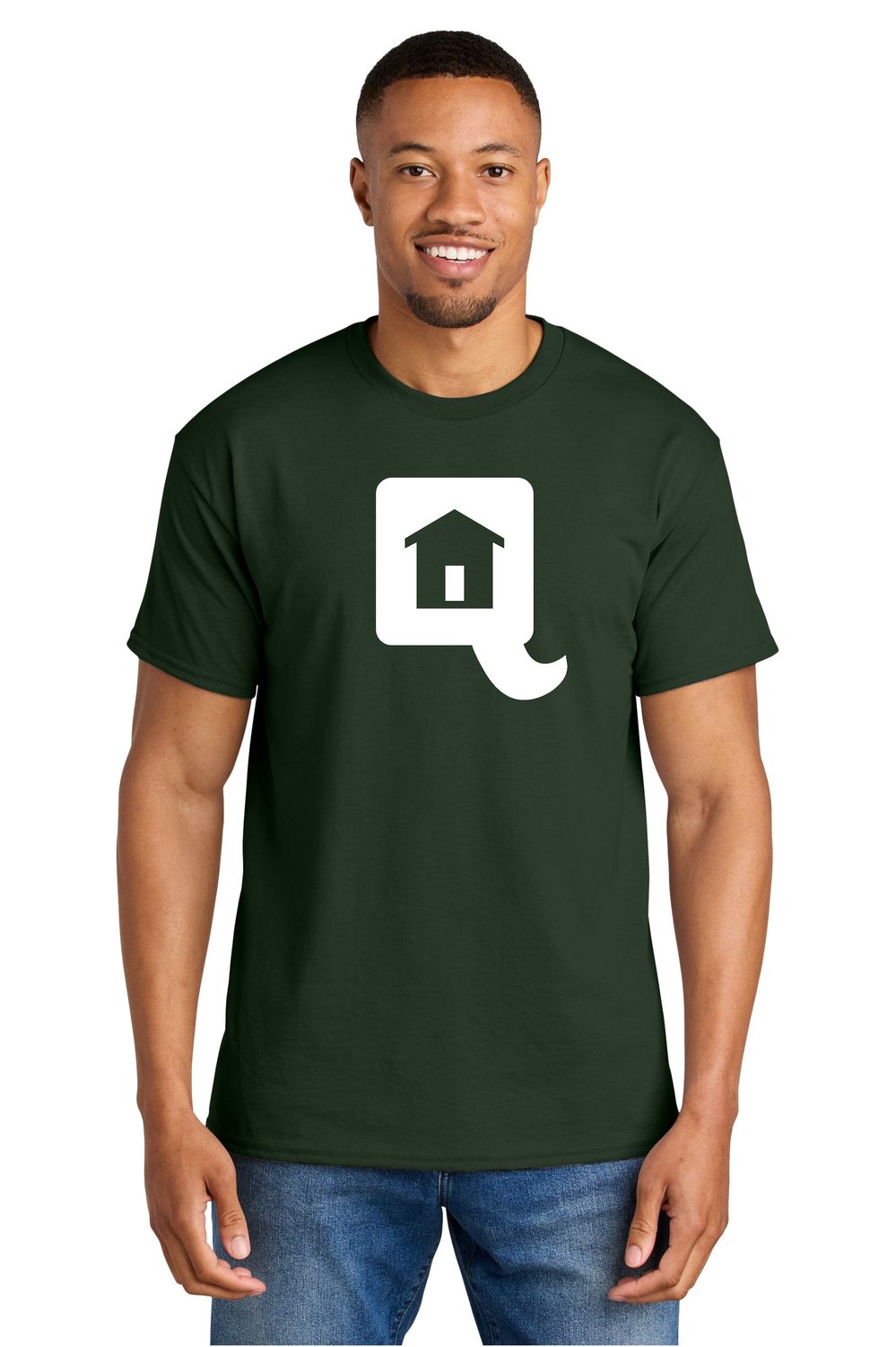 Bucket Check T-Shirt - Quadrant