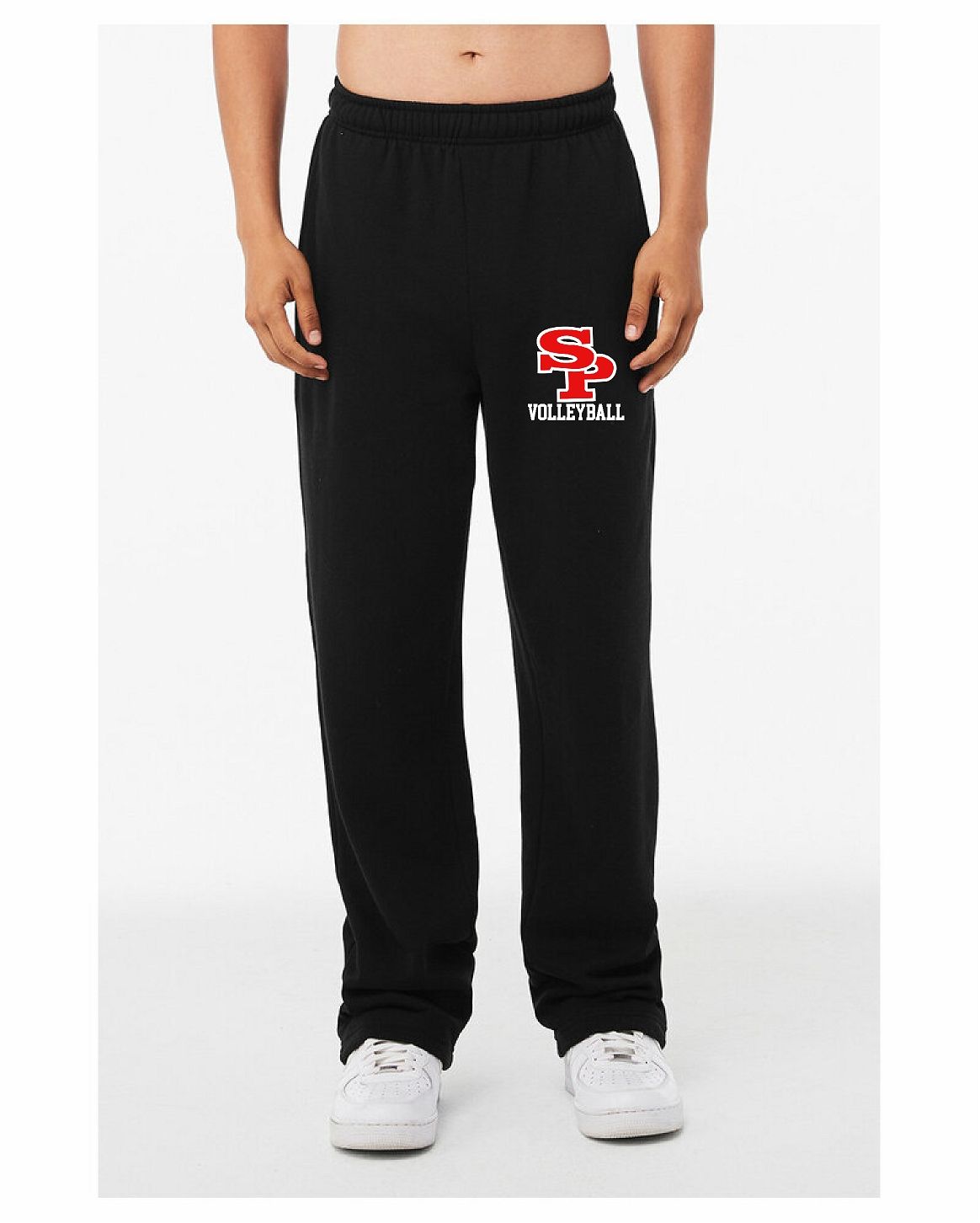 BLACK BELLA + CANVAS - Sponge Fleece Straight Leg Sweatpants  - SPASH VOLLEYBALL