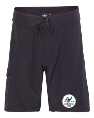 Burnside - Diamond Dobby Board Shorts  - AQUA SKIERS