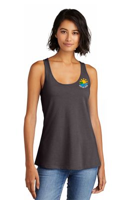 Heathered Charcoal Ladies Tank - Wisco River Rentals
