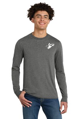 Never Disappoint District® Perfect Tri® Long Sleeve Tee - Grey Frost - Biron 500