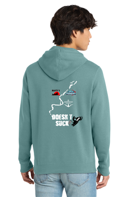 Doesn't Suck District® V.I.T.™ Fleece Hoodie  - Eucalyptus Blue - Biron 500