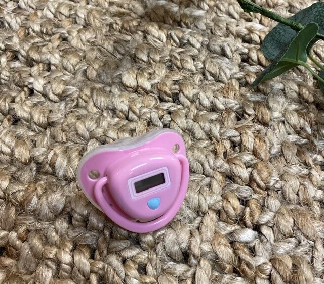 Baby Pacifier Thermometer, Color: Pink