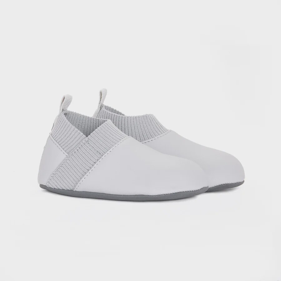Trinity Baby Silicone Shoes, Color: Haze Grey, Size: 0-6M