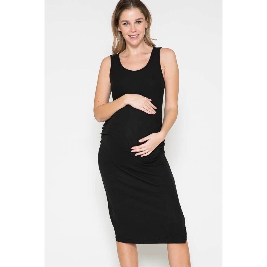 Karlae Midi Dress, Color: Black, Size: Small
