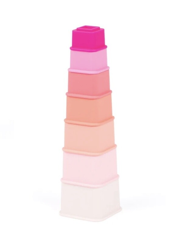 Jeweled Pink Happy Stacks