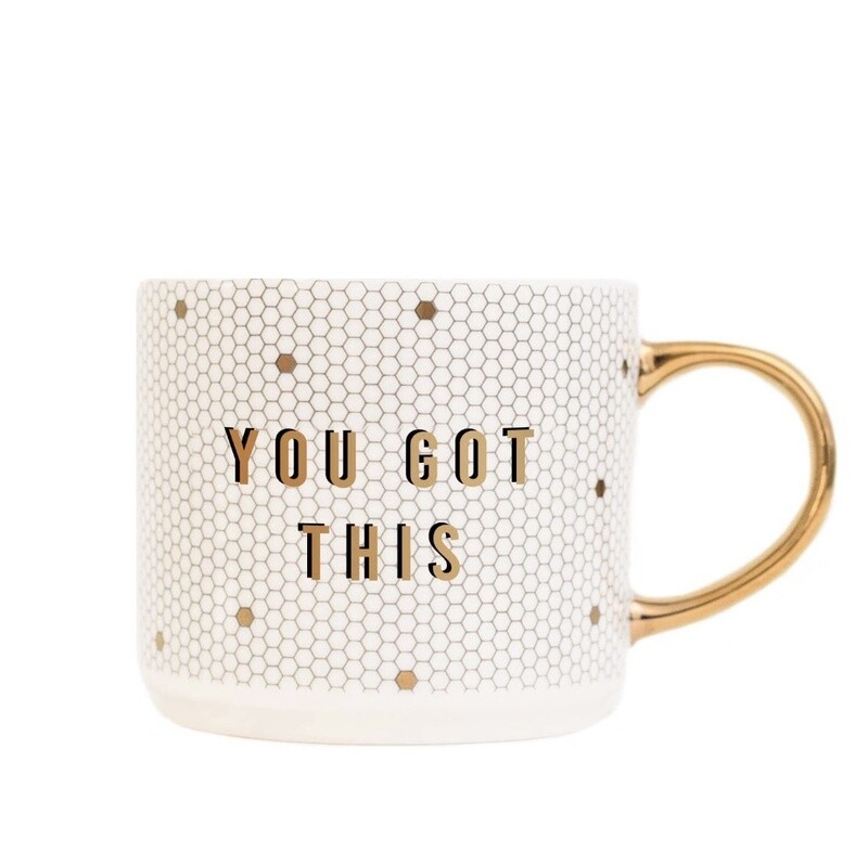 You Got This- Gold Tile Coffee Mug