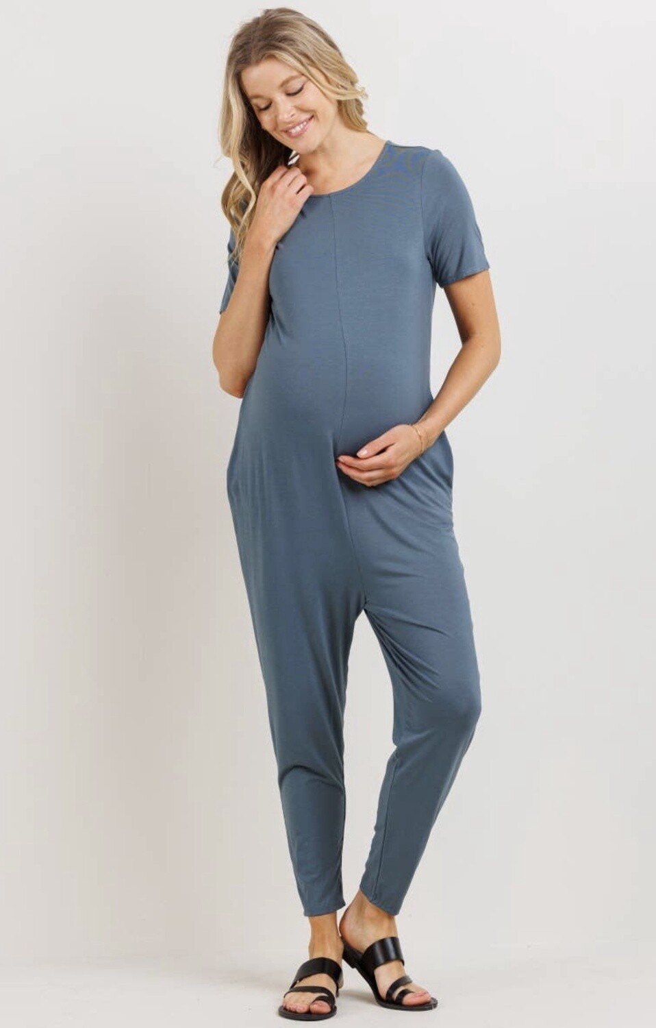 Teal T-Shirt Jumpsuit