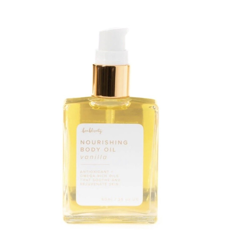 Bomblissity Nourishing Body Oil- Vanilla
