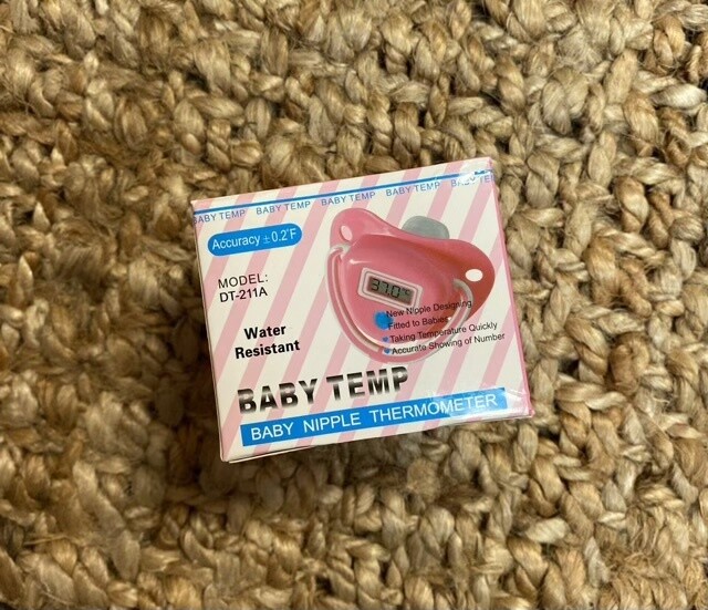 Baby Pacifier Thermometer