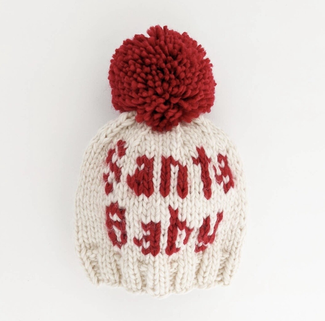 Ho Ho Ho! Knit Beanie Hat