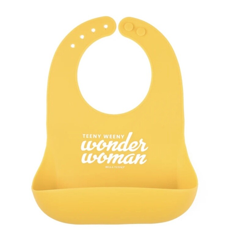 “Teeny Weeny Wonder Woman” Wonder Bib