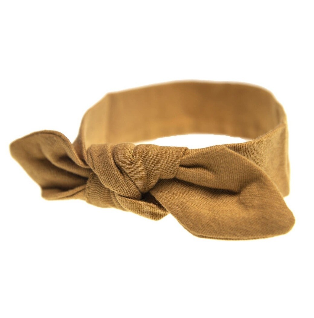 Embe Bow Headband- Sand