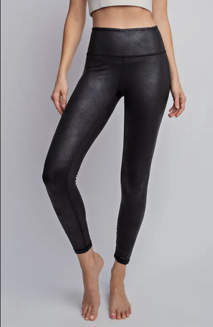 Space To Love Liquid Leggings, Color: Black, Size: Small