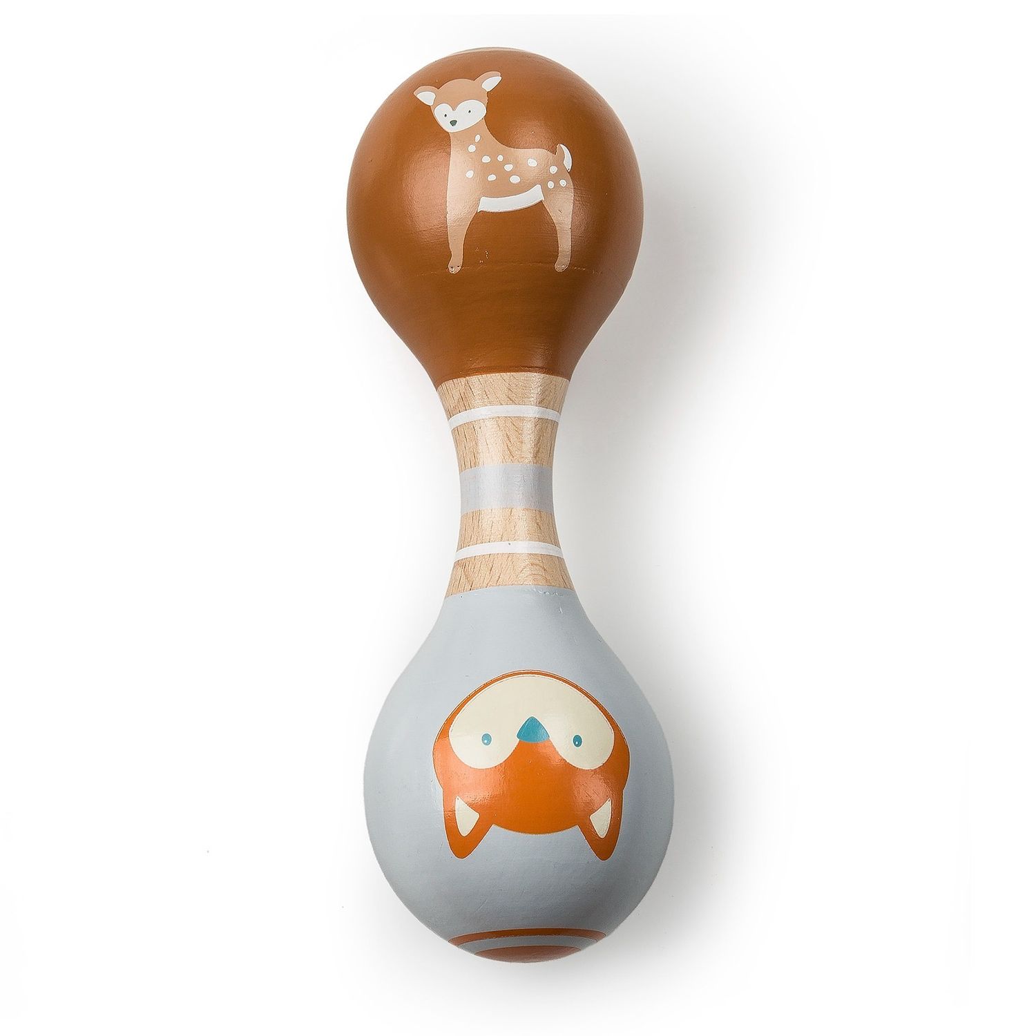 Leika Wooden Rattle, Category: Fox &amp; Fawn