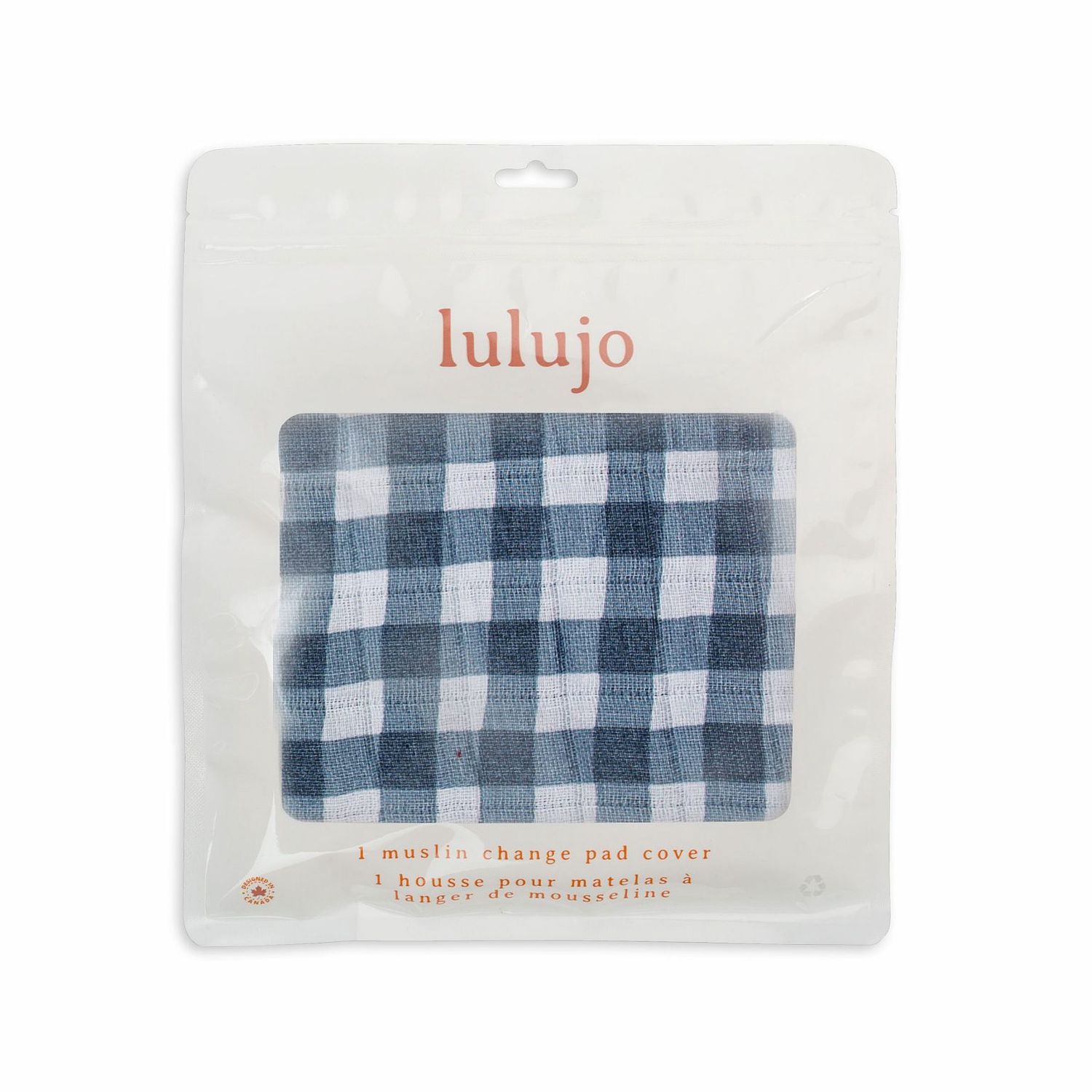 Ms. Mary Change Pad Cover, Style: Navy Gingham