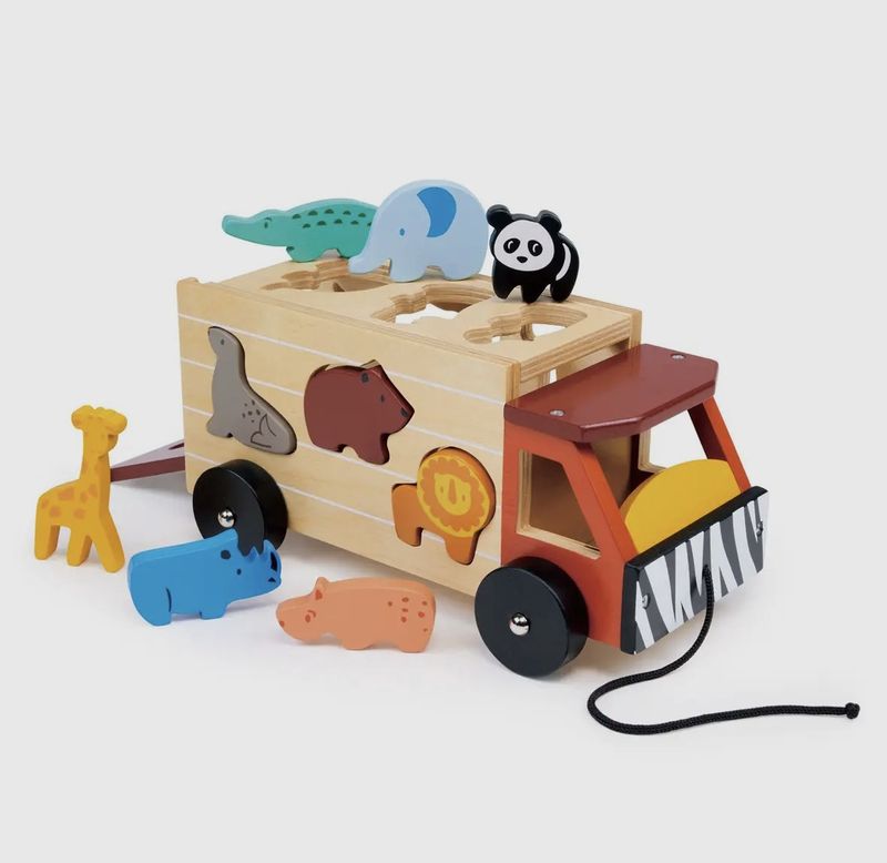 Shape Sorting Safari Truck