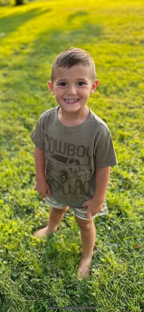 Cowboy Cadillac Tee, Color: Olive, Size: 3-6 mo.